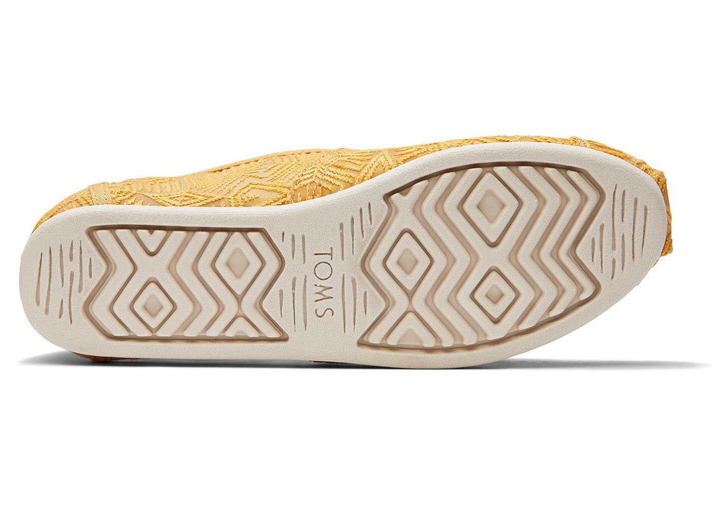 Toms Alpargata Geo Lace Espadrille Yellow - Womens - 14837-CJXN